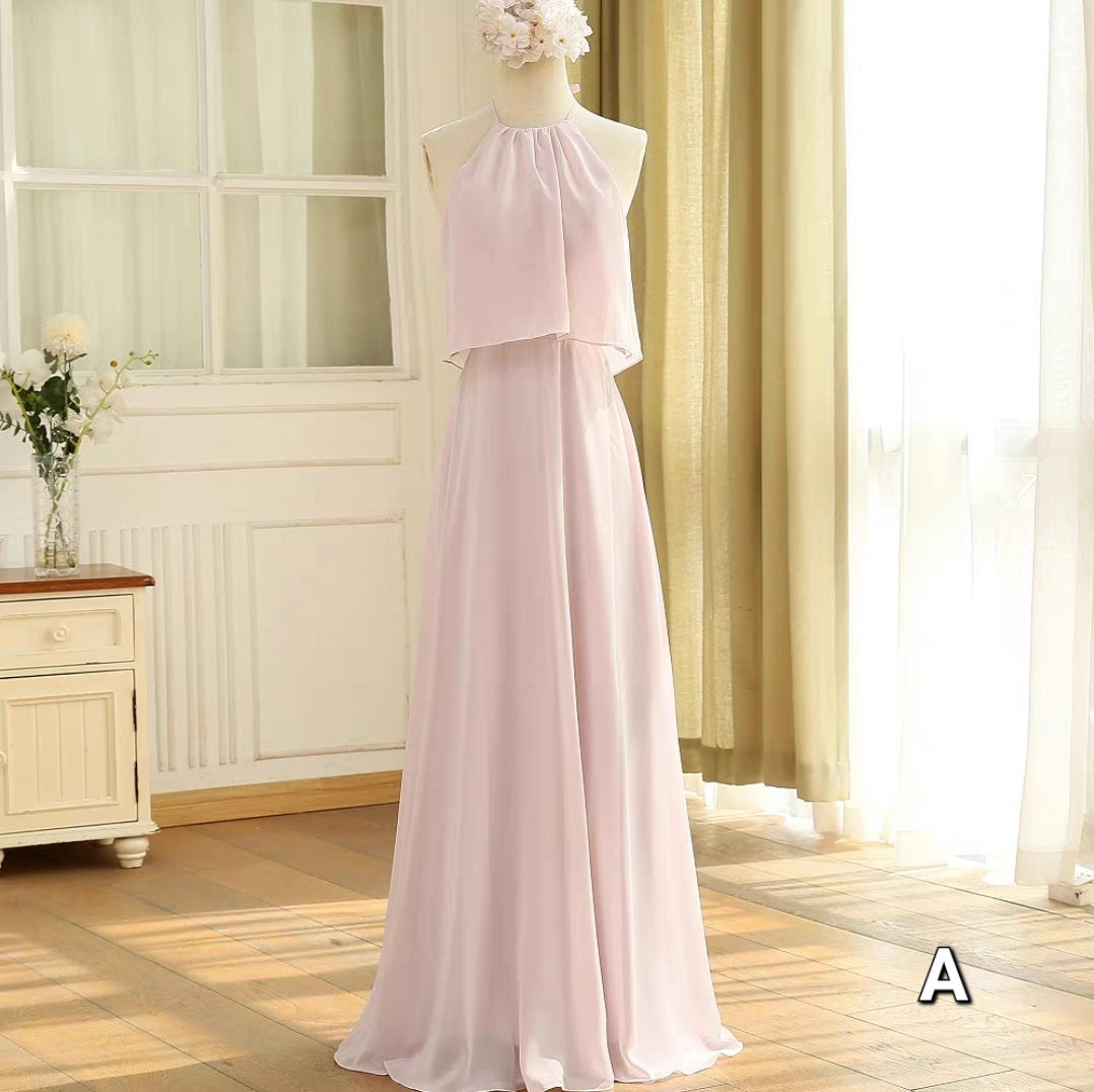 The Pennsylvania Pearl Chiffon Bridesmaid Series (Customisable)