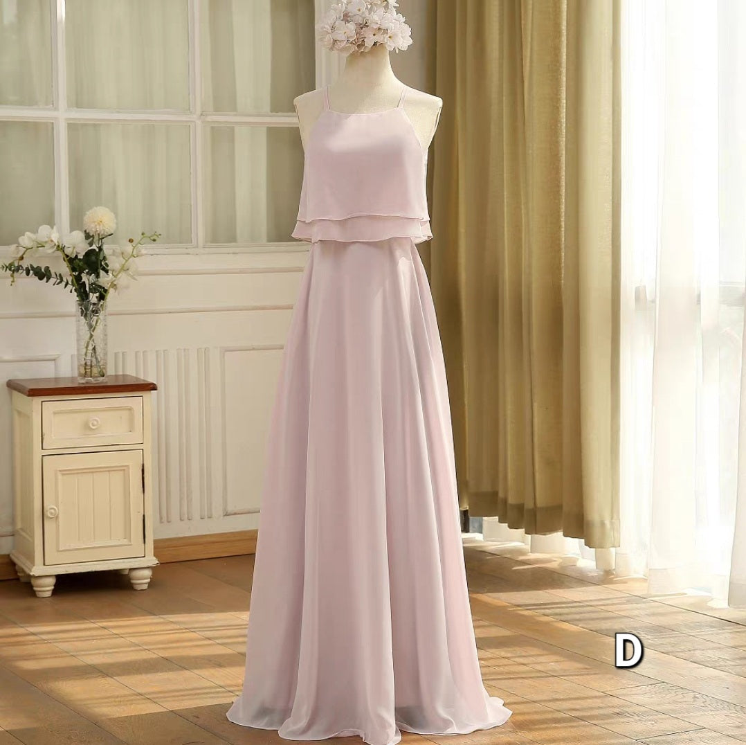 The Pennsylvania Pearl Chiffon Bridesmaid Series (Customisable)