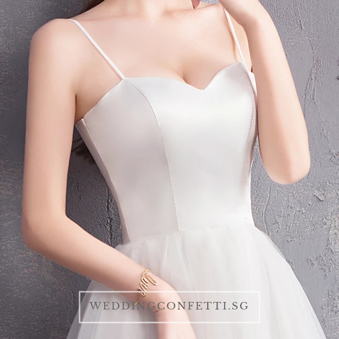 The Steffia Wedding Bridal Sleeveless Satin Dress
