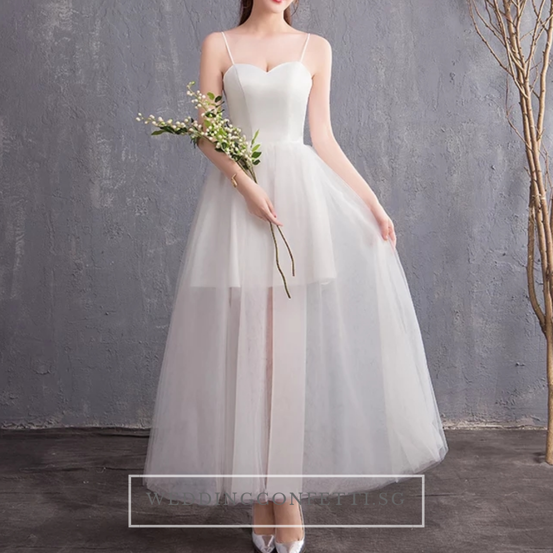 The Steffia Wedding Bridal Sleeveless Satin Dress
