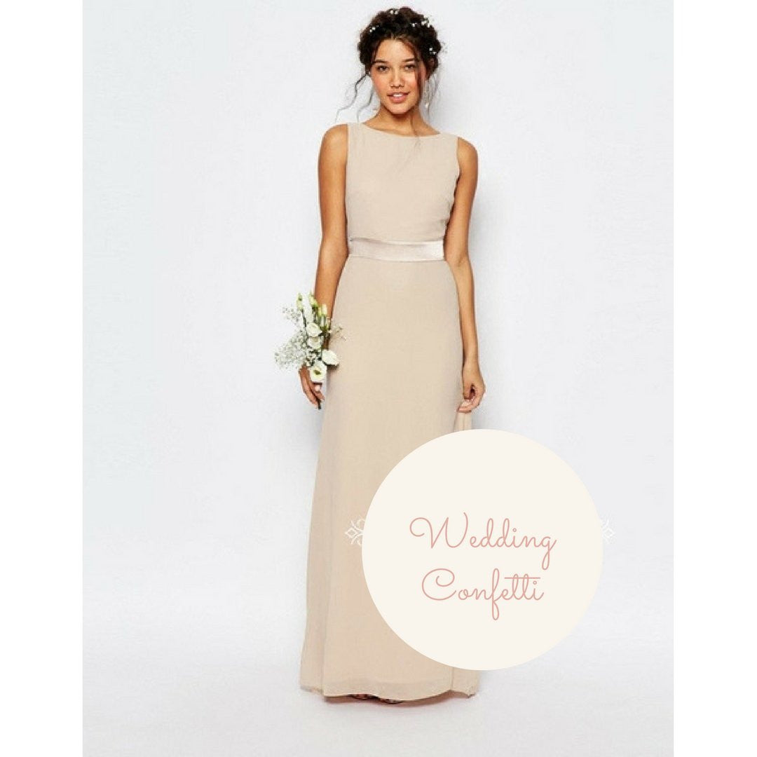 The Ladayne Chiffon Bridesmaid Series (Customisable)