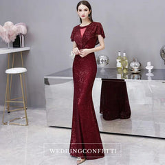 The Lorniston Sequined Red Gown