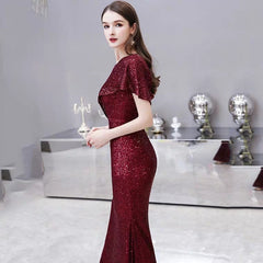 The Lorniston Sequined Red Gown