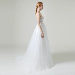The Lorende Wedding Bridal Tube Tulle Gown