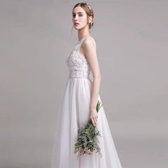 The Paityn Wedding Bridal Sleeveless Lace Gown