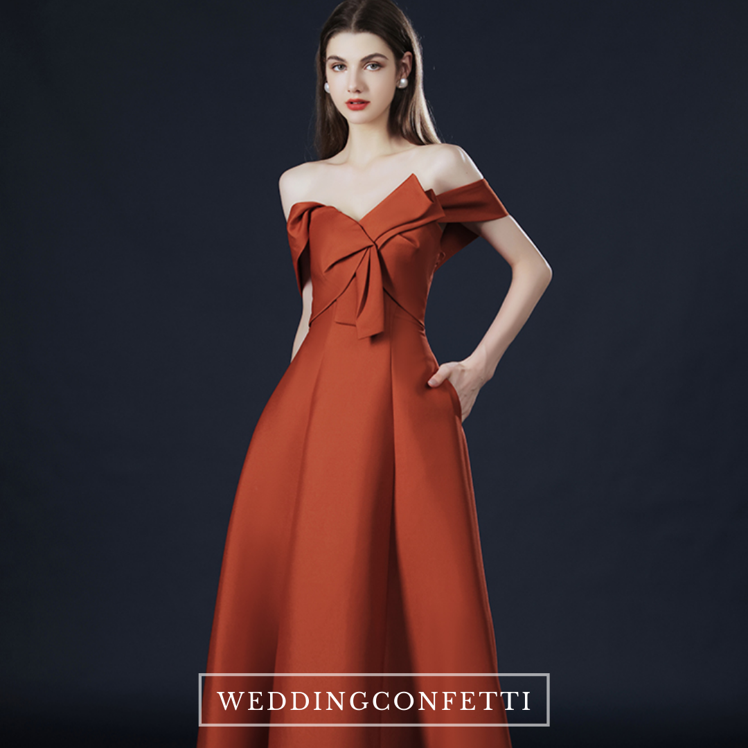The Prudence Off Shoulder Gown