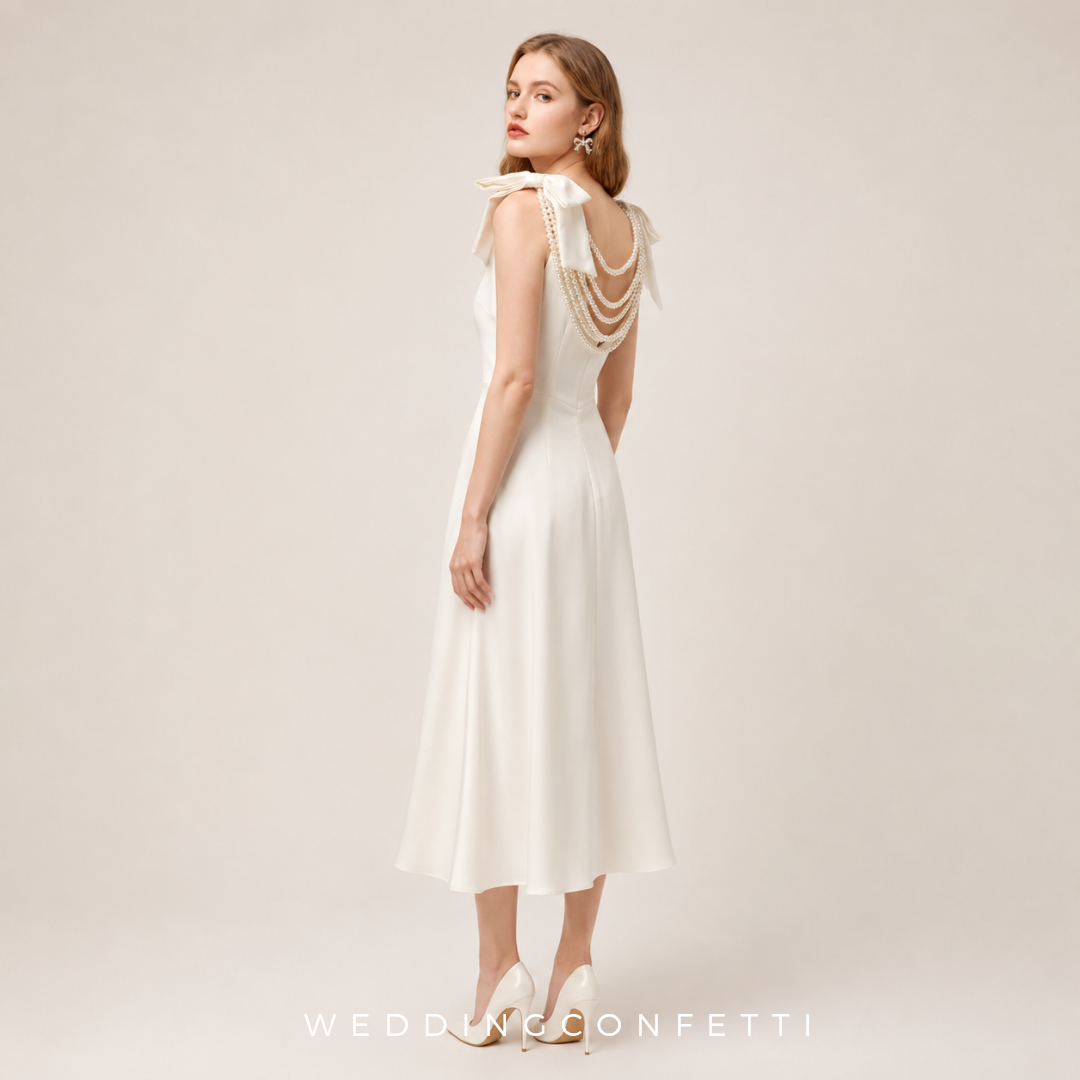 The Estee White Sleeveless Dress