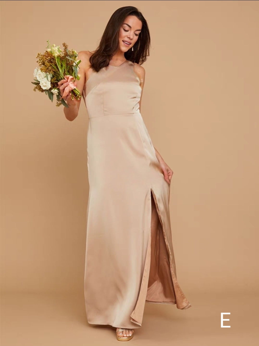 The Bridgette Satin Bridesmaid Series (Customisable)