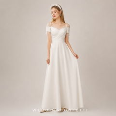 The Lilette Wedding Bridal Off Shoulder Gown