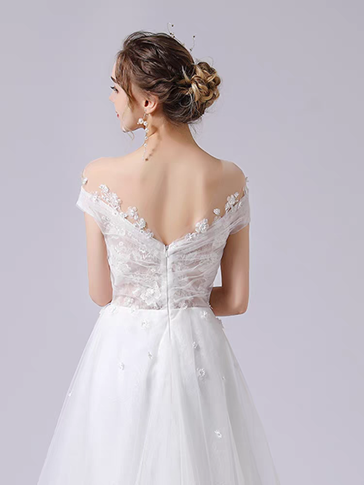 The Rosyth Wedding Bridal Off Shoulder Gown