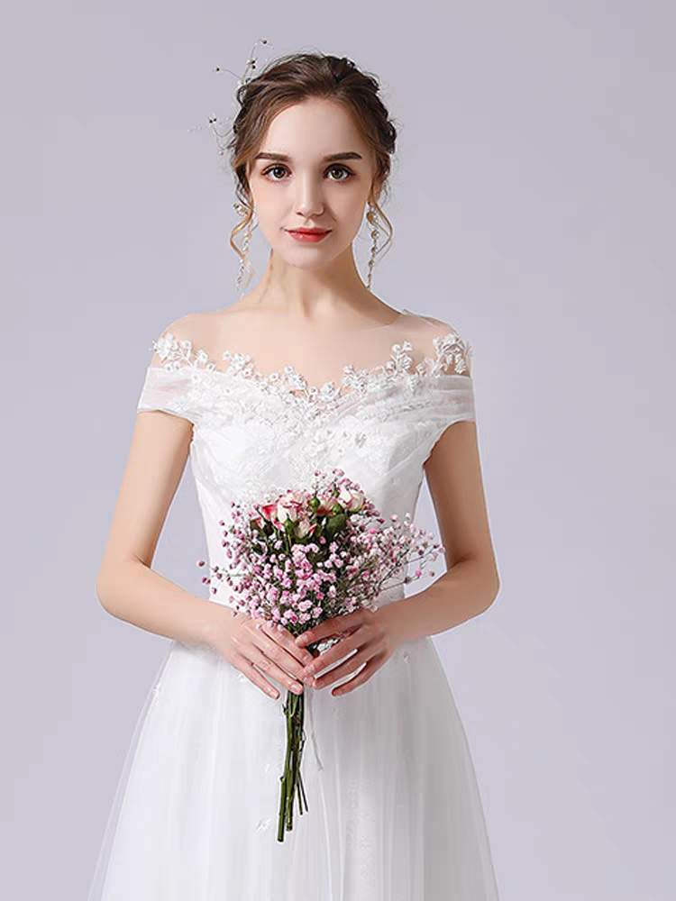 The Rosyth Wedding Bridal Off Shoulder Gown