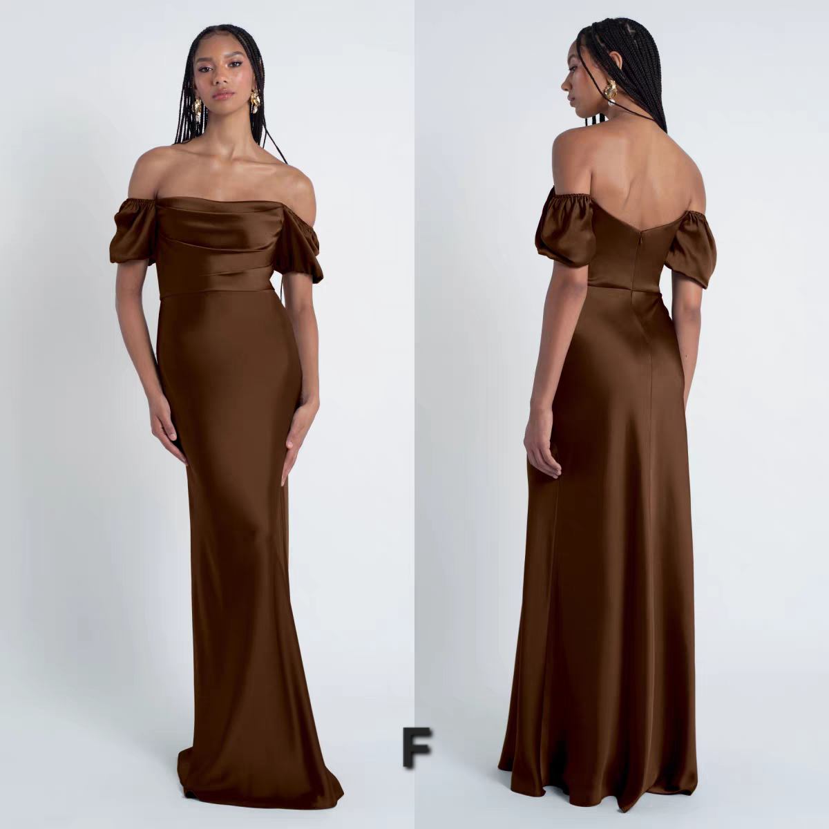 The Pennylia Satin Bridesmaid Series (Customisable)