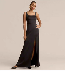 The Soree Evening Sleeveless Black Mermaid Dress