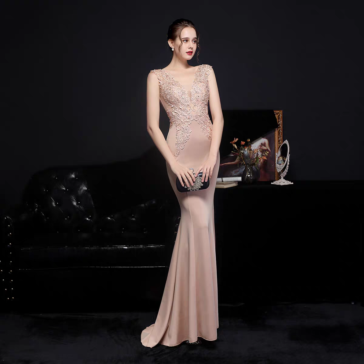 The Jaymee Sleeveless Mermaid Gown (Available in 6 colours)