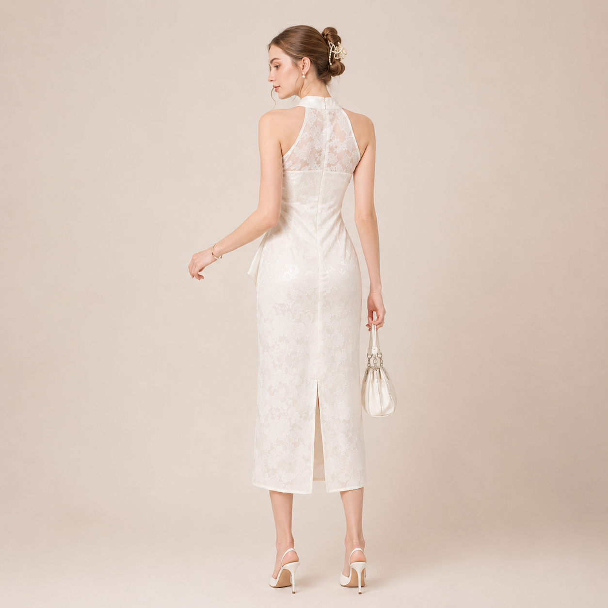 The Aurele Sleeveless Cheongsam Gown