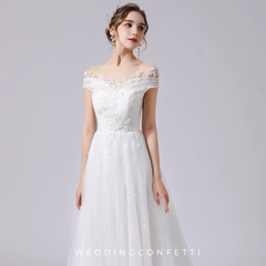 The Rosyth Wedding Bridal Off Shoulder Gown