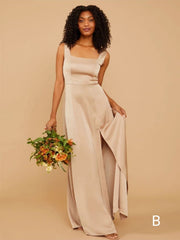 The Bridgette Satin Bridesmaid Series (Customisable)