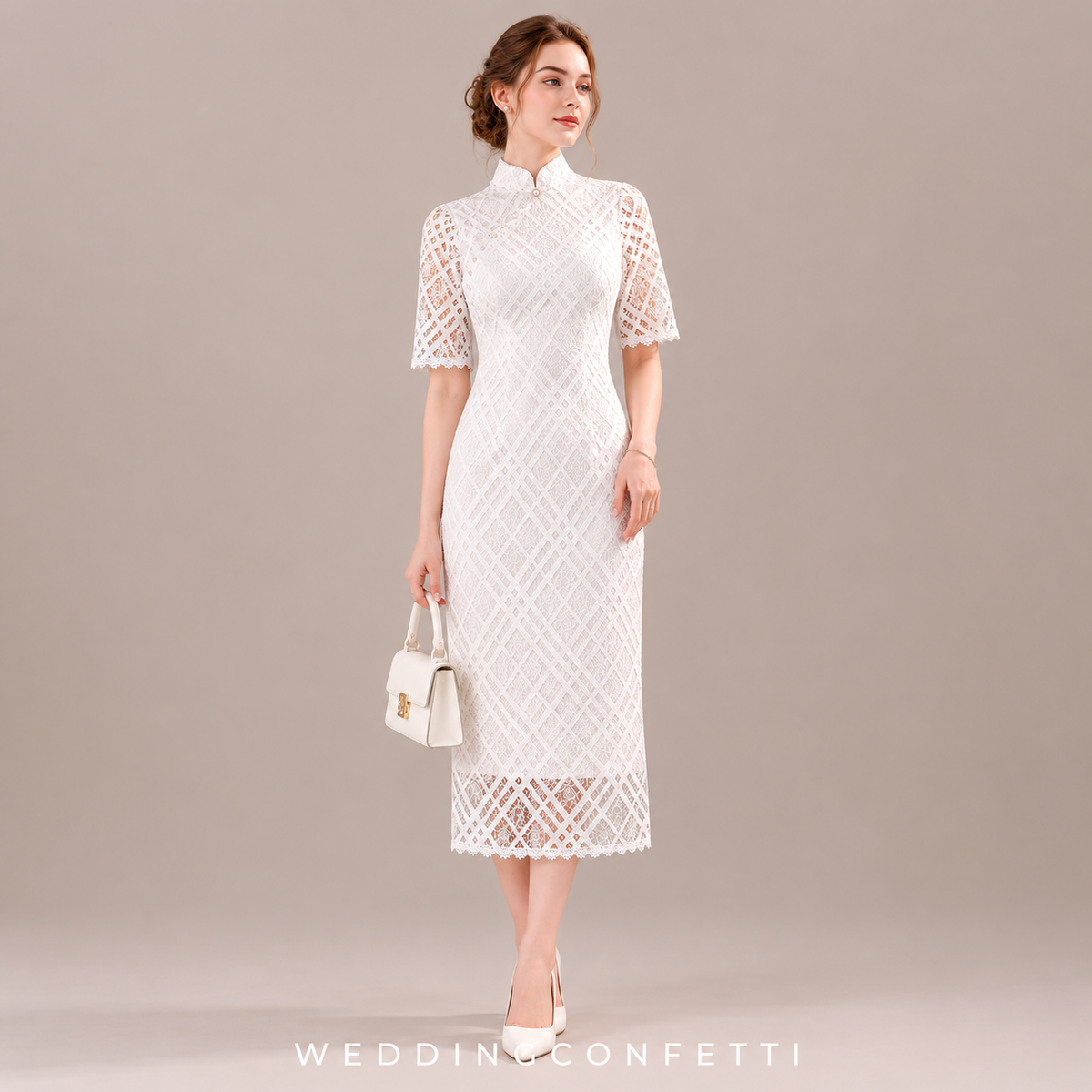 The Valent Wedding Bridal Cheongsam Gown