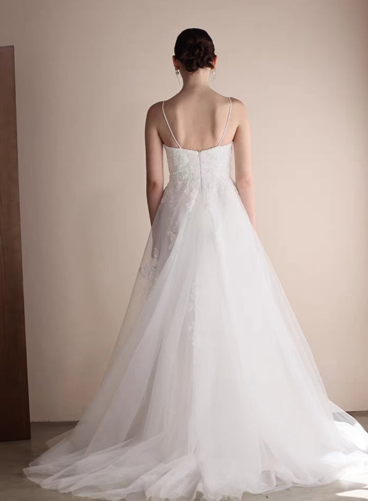 The Rocalle Wedding Bridal Sleeveless Gown
