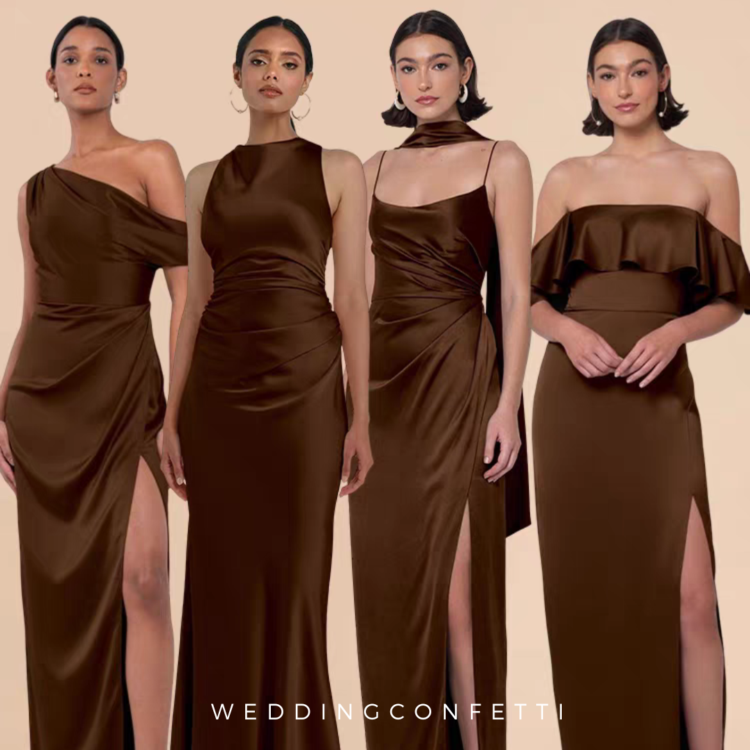 The Pennylia Satin Bridesmaid Series (Customisable)