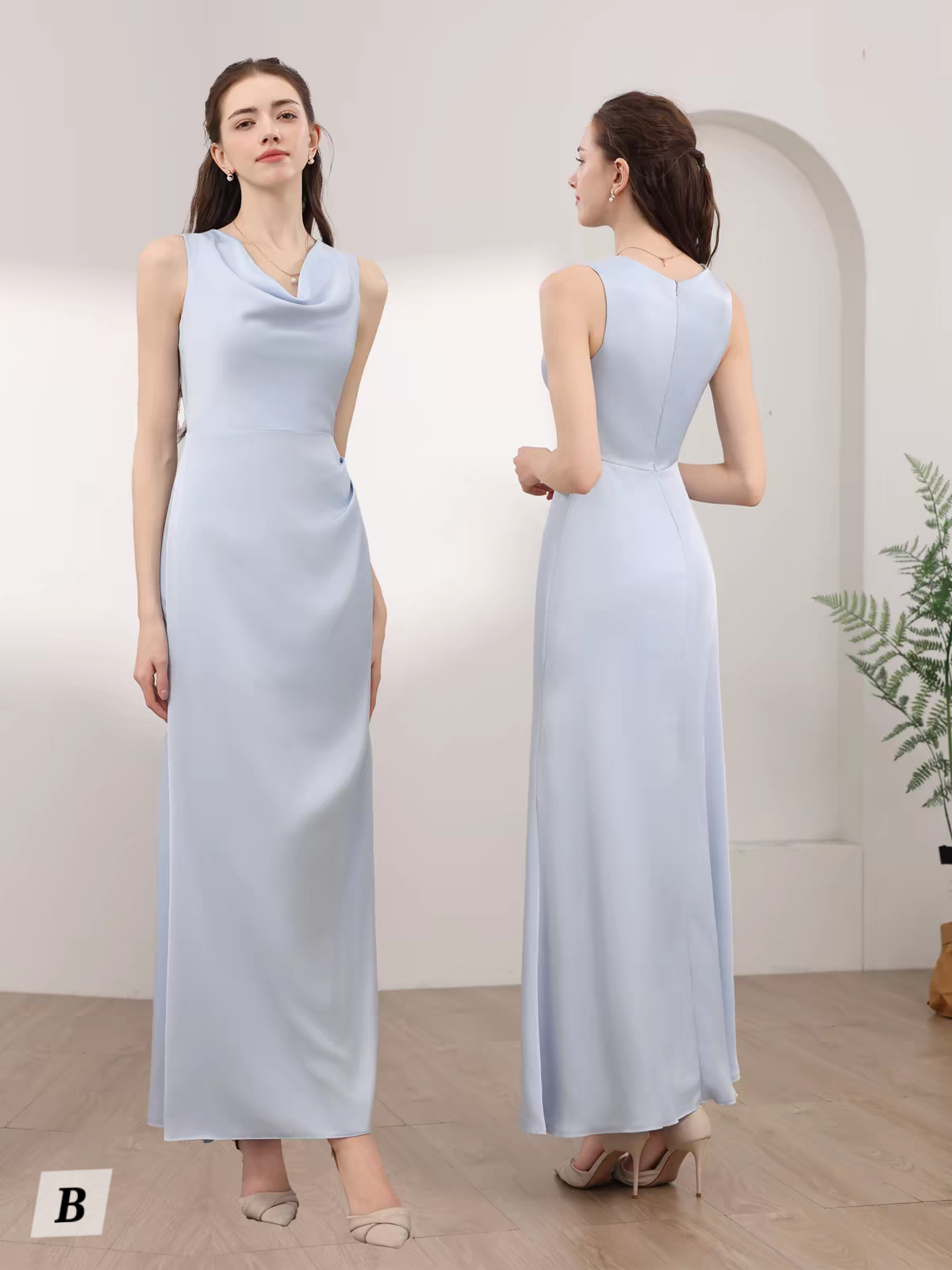 The Kerista Satin Bridesmaid Series (Customisable)