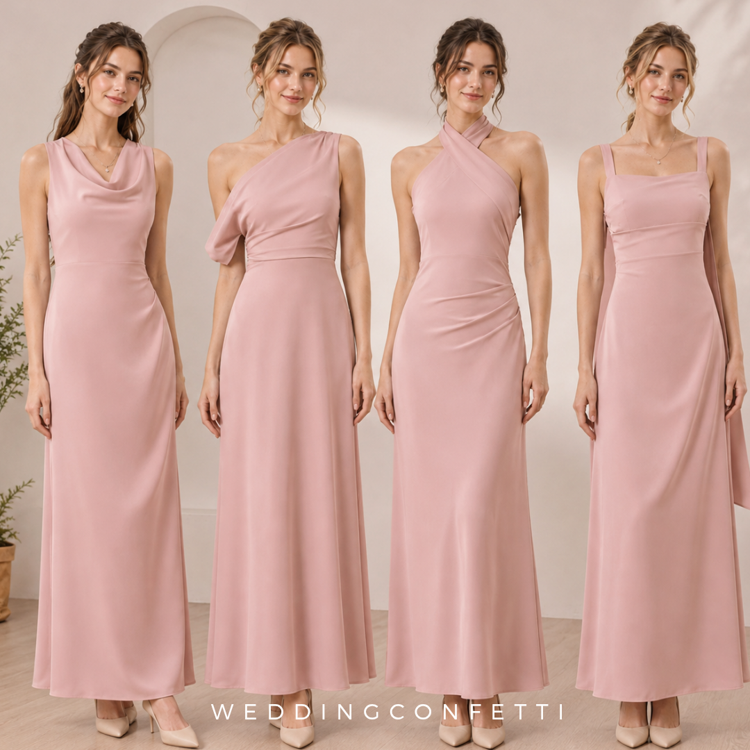The Kerista Satin Bridesmaid Series (Customisable)