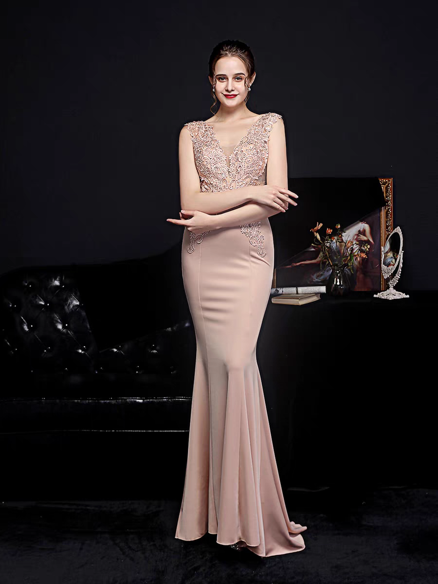 The Jaymee Sleeveless Mermaid Gown (Available in 6 colours)