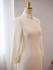 The Blanca Long Sleeves Cheongsam Gown