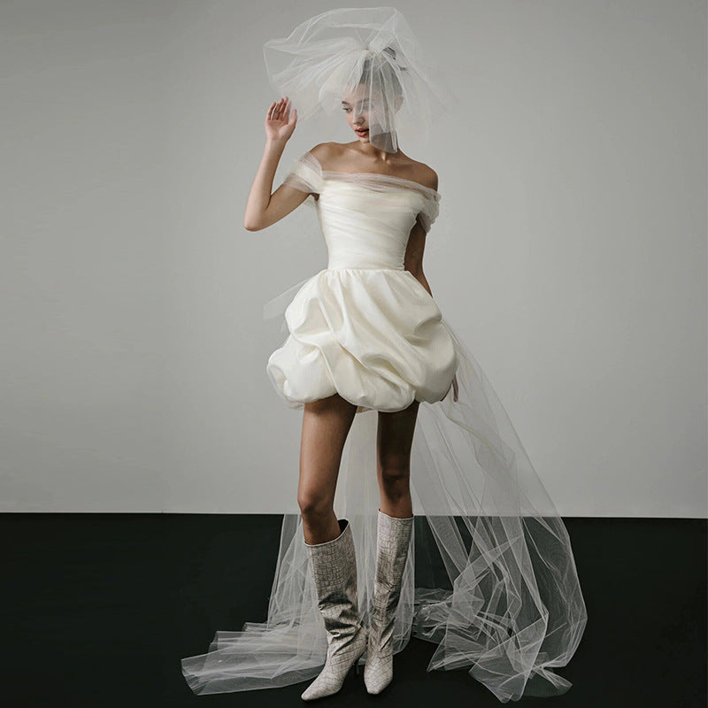 The Petrise Off Shoulder Gown