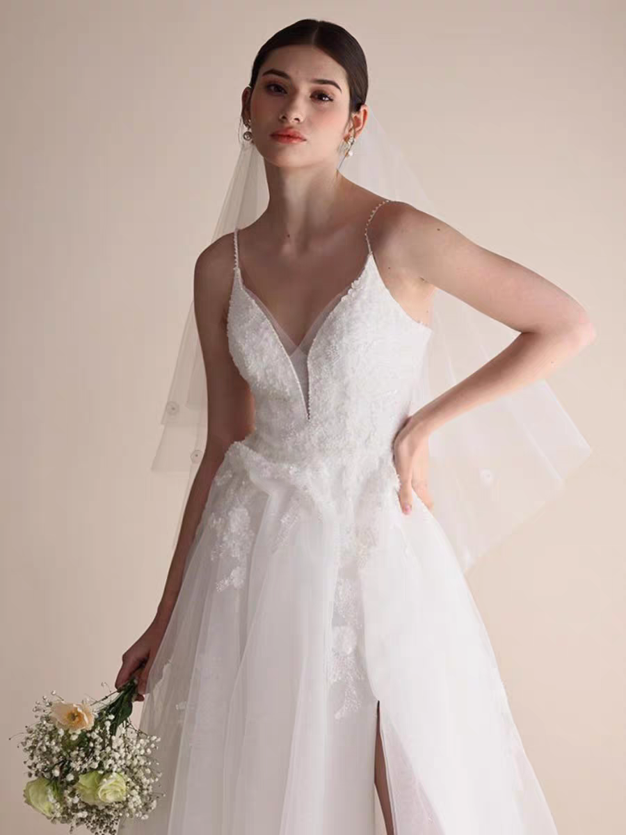 The Rocalle Wedding Bridal Sleeveless Gown
