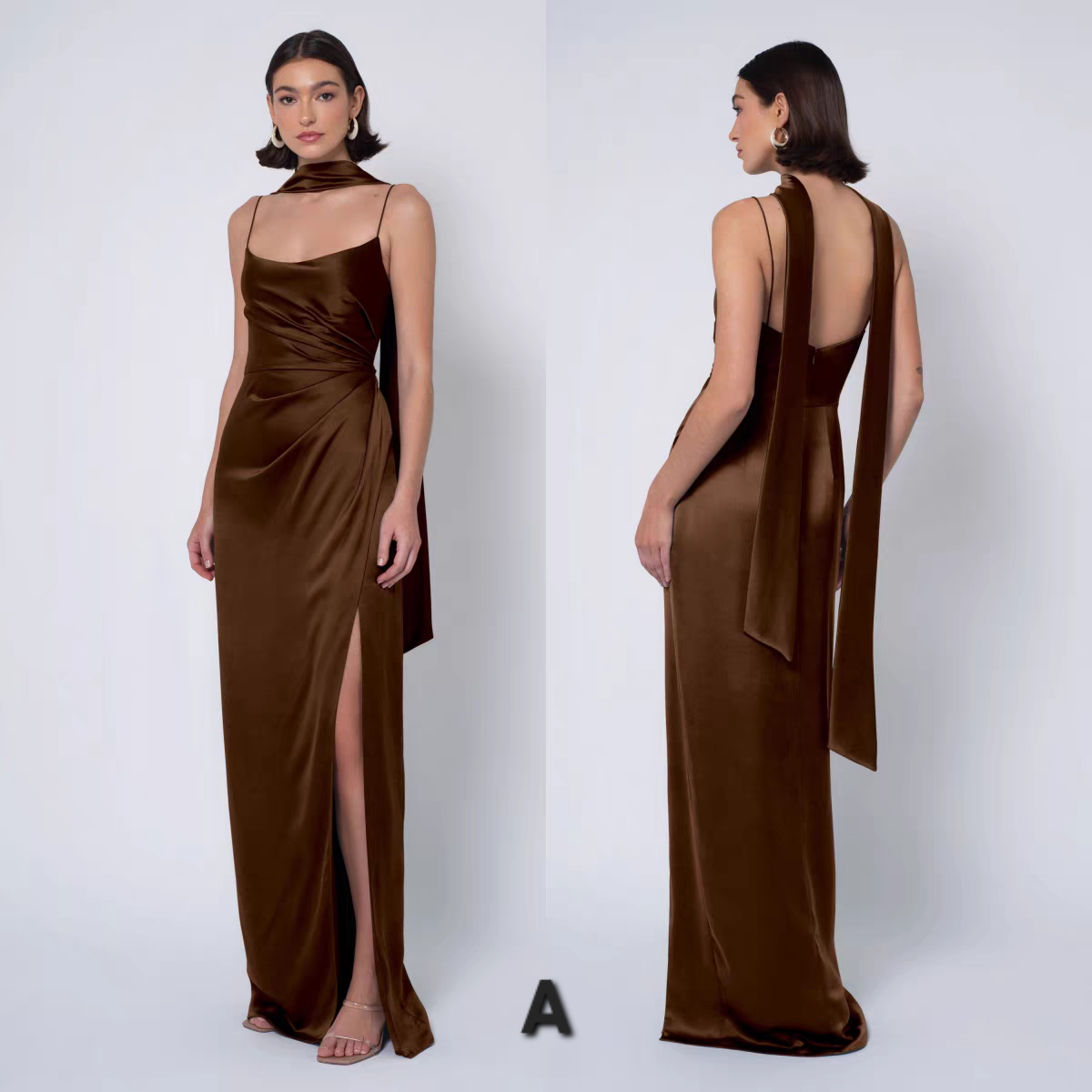 The Pennylia Satin Bridesmaid Series (Customisable)