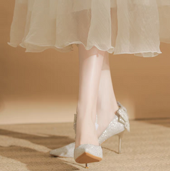 The Klary Wedding Bridal Glitter Heels