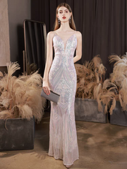 The Perlize Sleeveless Evening Dress