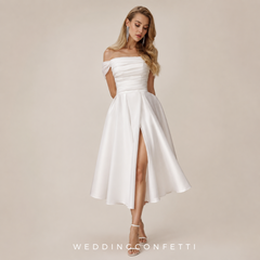 The Freyja Off Shoulder Gown