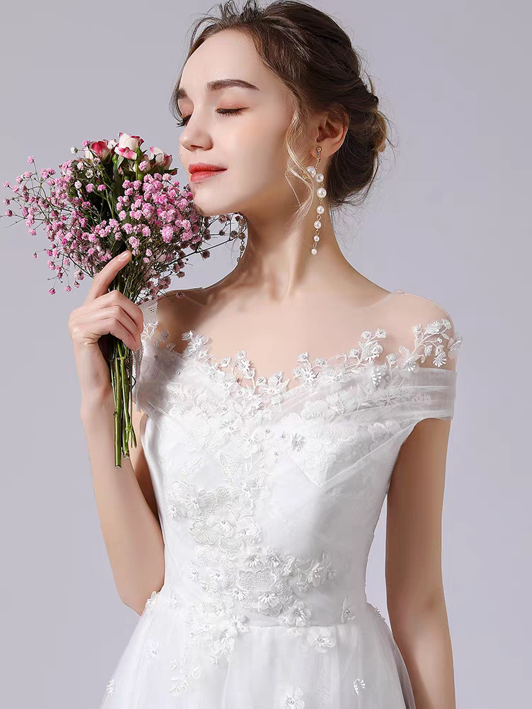 The Rosyth Wedding Bridal Off Shoulder Gown