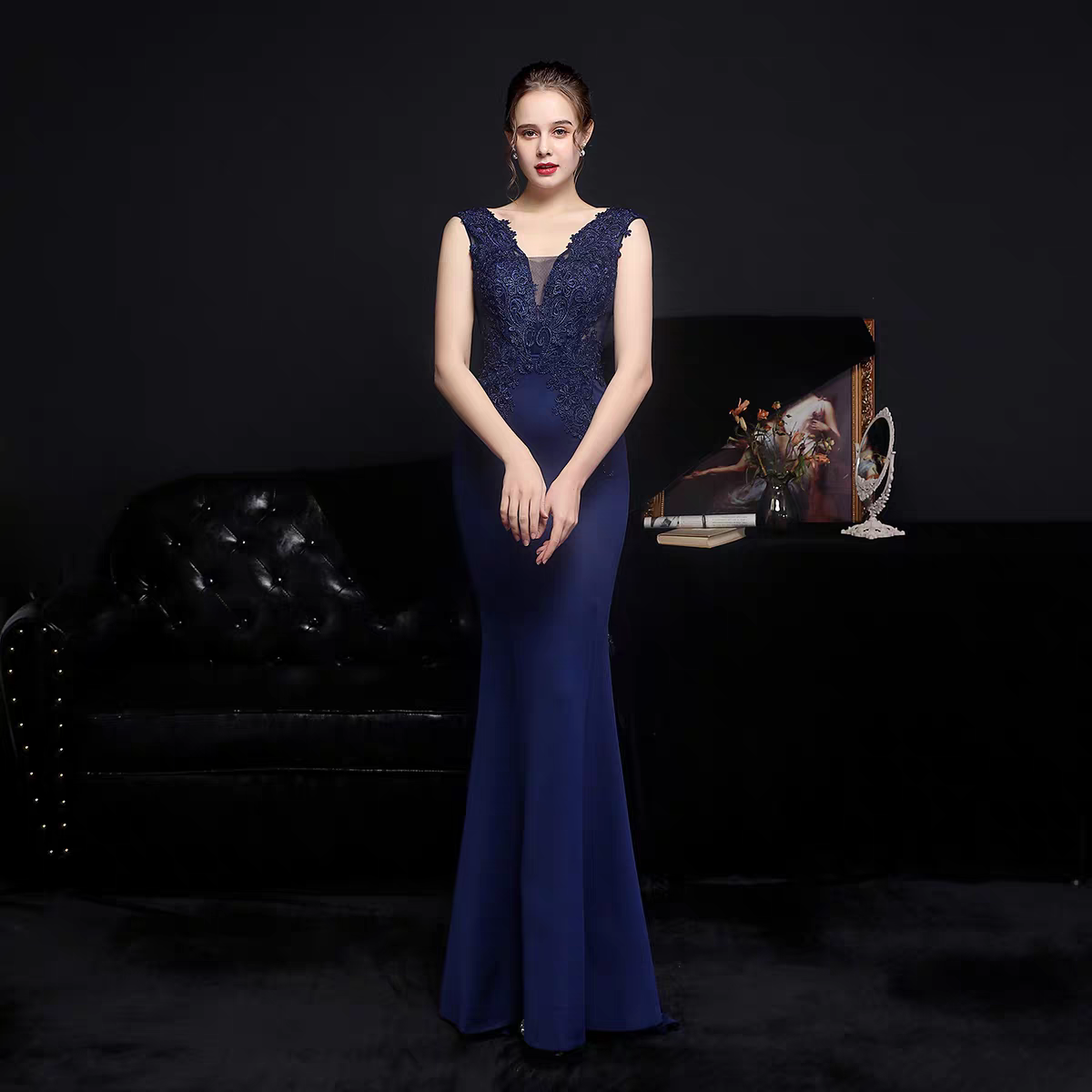 The Jaymee Sleeveless Mermaid Gown (Available in 6 colours)