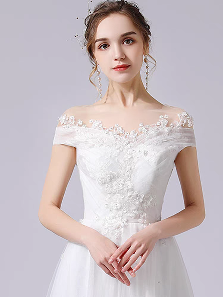 The Rosyth Wedding Bridal Off Shoulder Gown