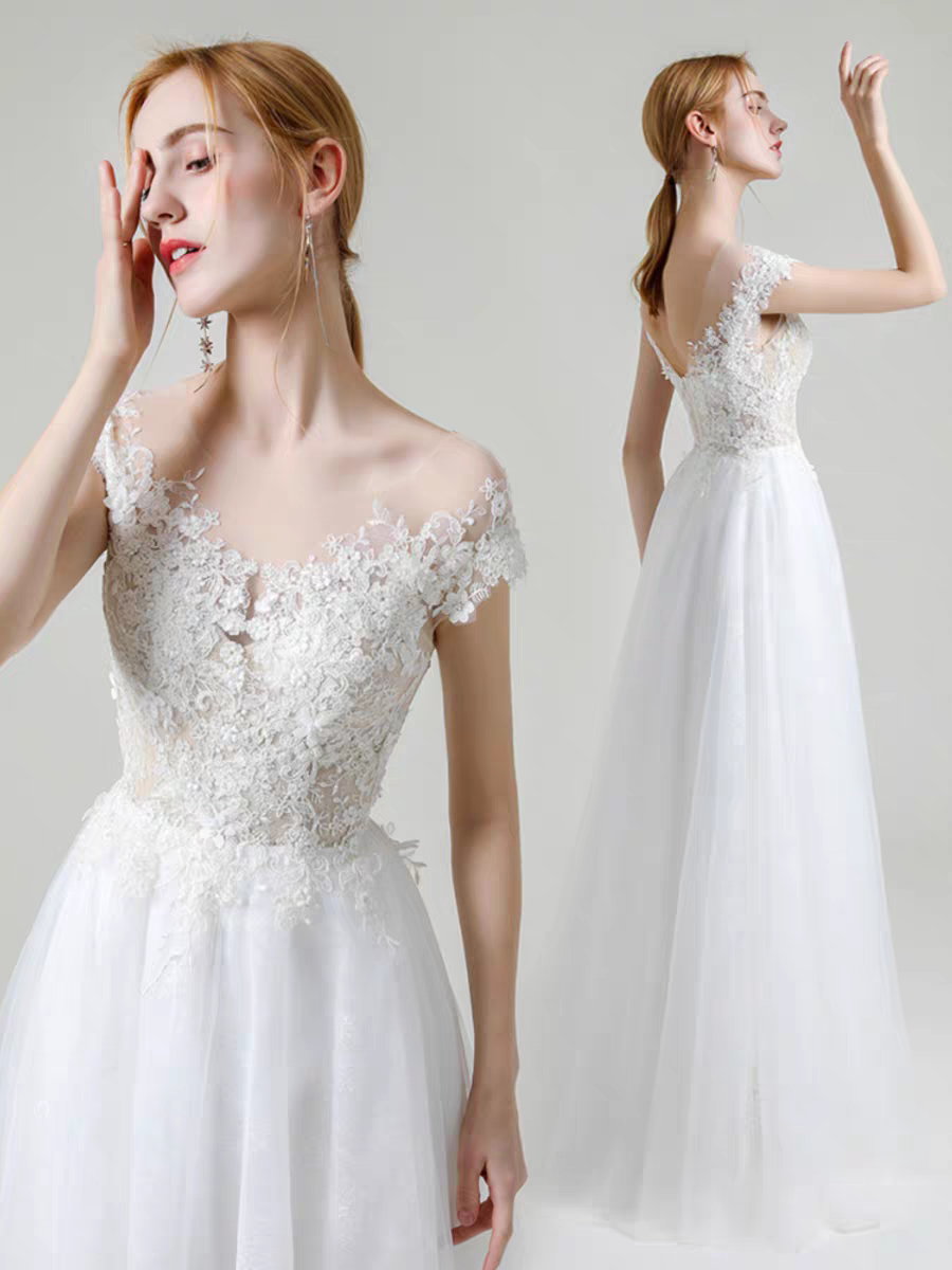 The Rosalle Wedding Bridal Off Shoulder Gown