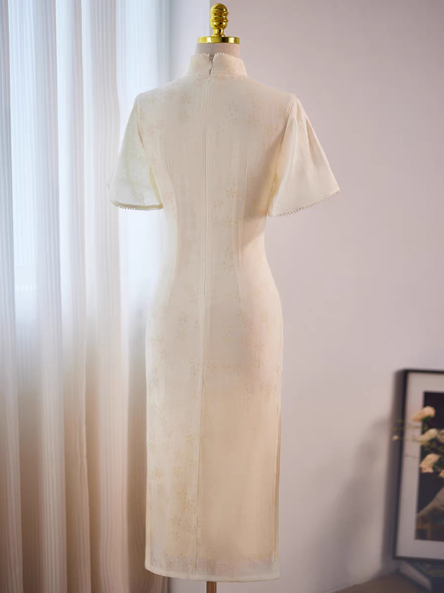 The Celtrine Flare Sleeves Cheongsam Gown
