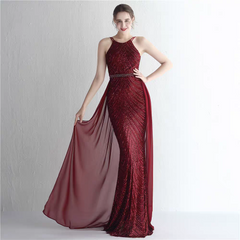 The Freyan Sleeveless Sequined Gown (Available in 6 colours)