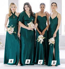 The Lorna Satin Bridesmaid Collection (Available in 5 Different Styles)