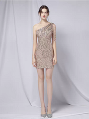 The Regina Sequined Toga Short Dress (Available in 5 Colours)