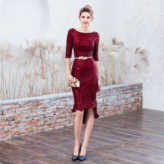 The Kalisa Sequined Mid Sleeves Dress (Available in 5 Colours)
