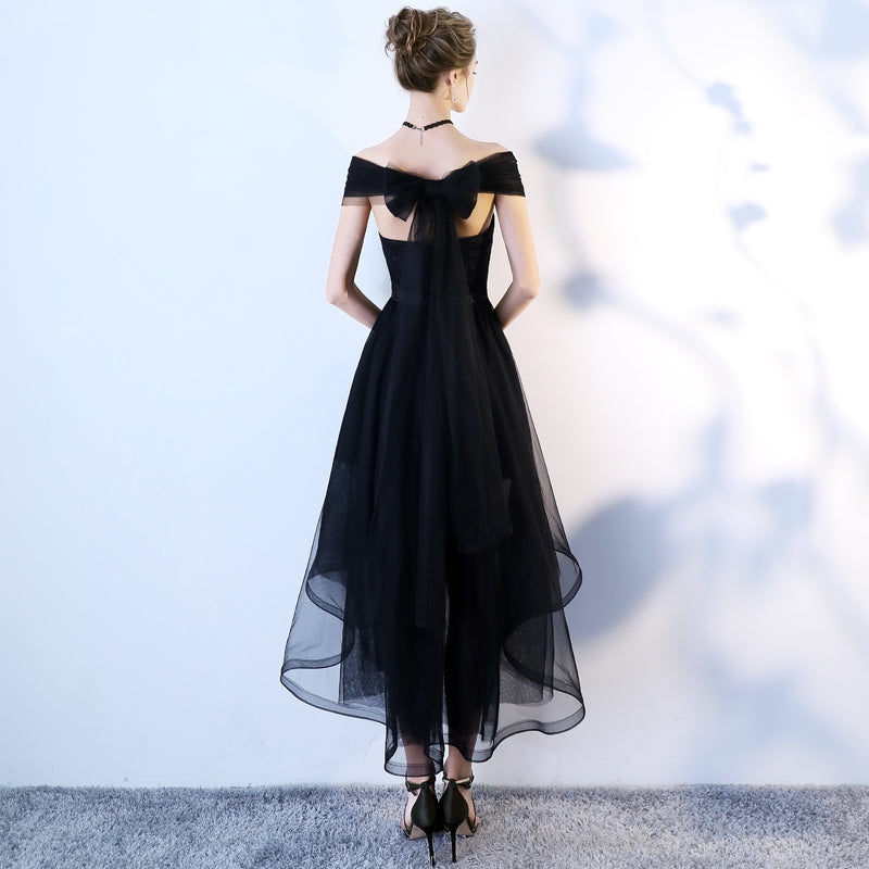 The Lorraina High Low Off Shoulder Gown (Available in 2 colours)