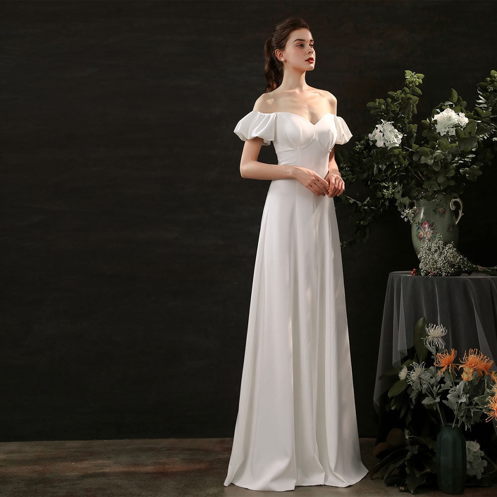 The Lilette Wedding Bridal Off Shoulder Gown