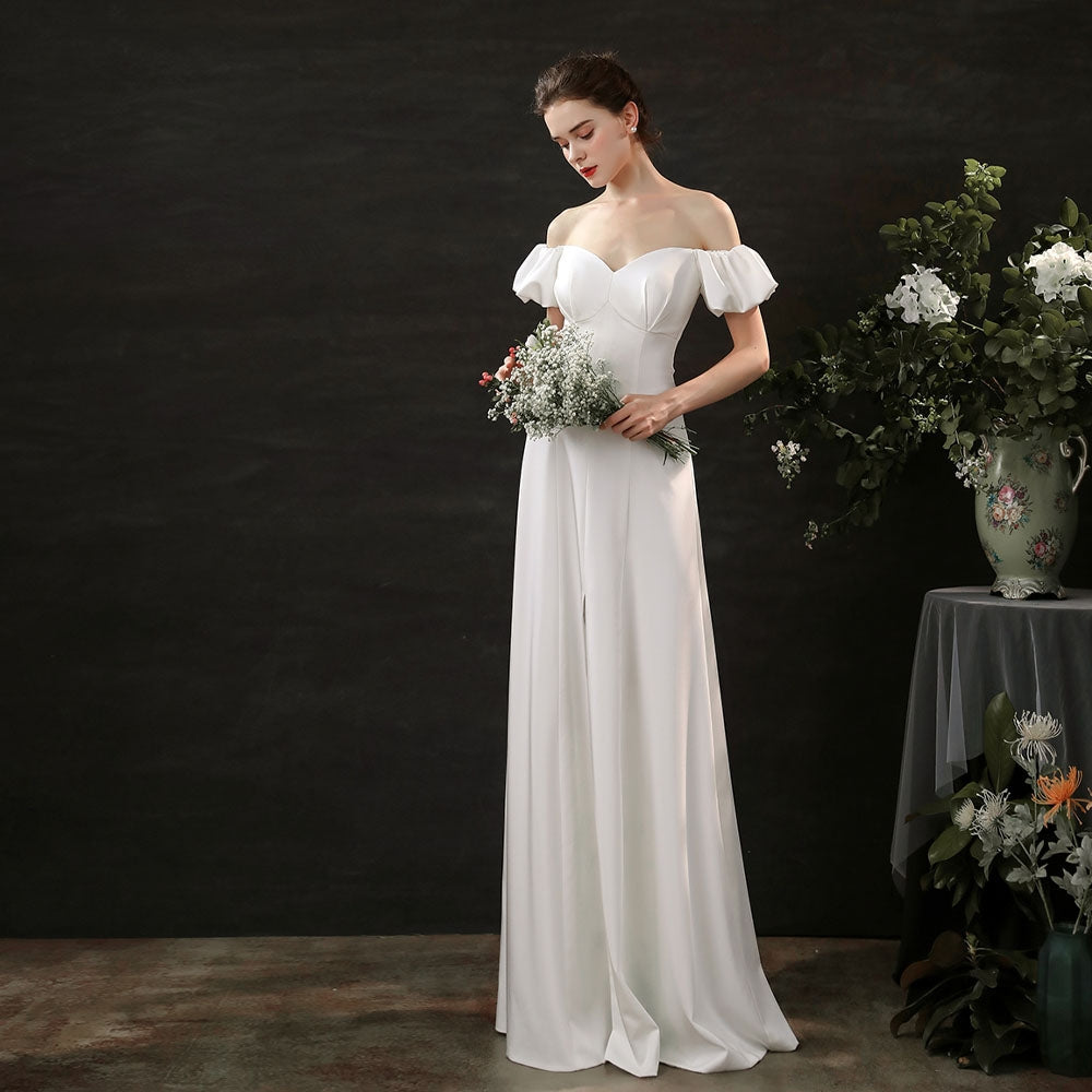 The Lilette Wedding Bridal Off Shoulder Gown