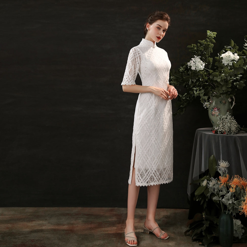 The Valent Wedding Bridal Cheongsam Gown