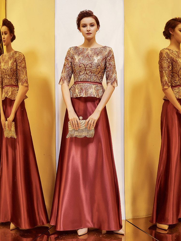 The Penelope Mother-Of-Bride Gown (Available in 2 Colours)