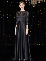 The Liselle Mother-Of-Bride Sleeved Gown (Available in 2 Colours)
