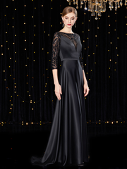 The Liselle Mother-Of-Bride Sleeved Gown (Available in 2 Colours)